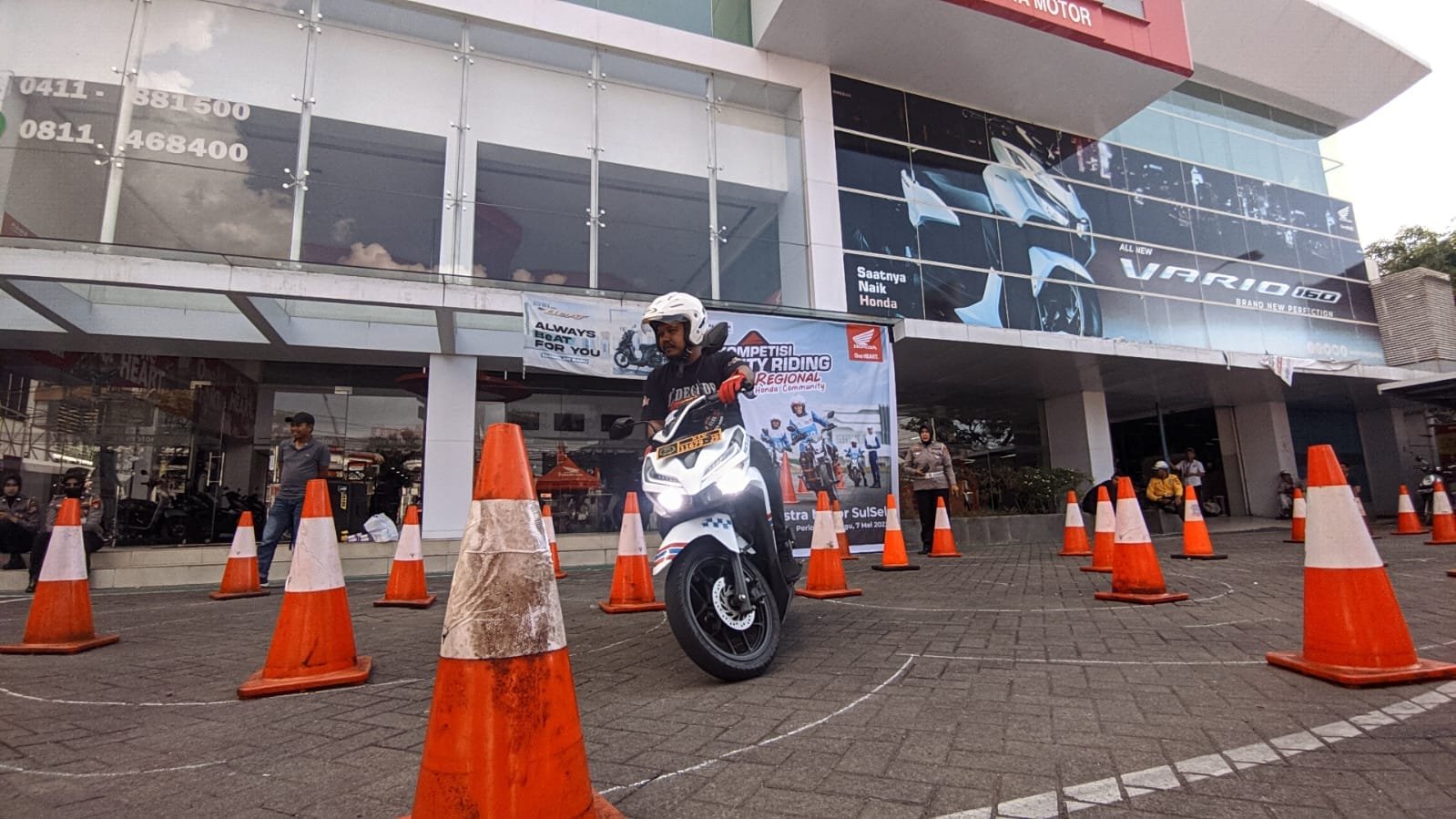 Gelar Kompetisi Regional Safety Riding Asmo Sulsel Kampanyekan Keselamatan Berkendara