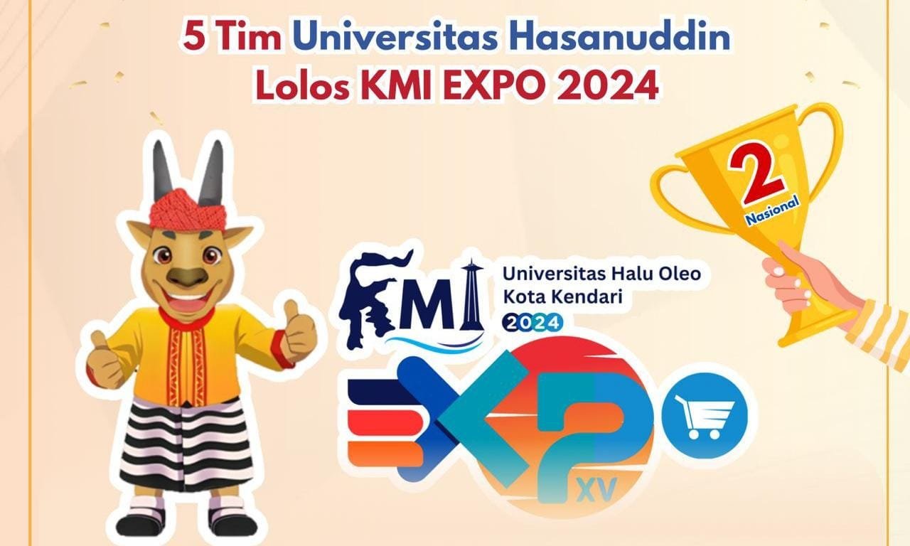 5 Tim Mahasiswa Unhas Lolos ke KMI Expo 2024